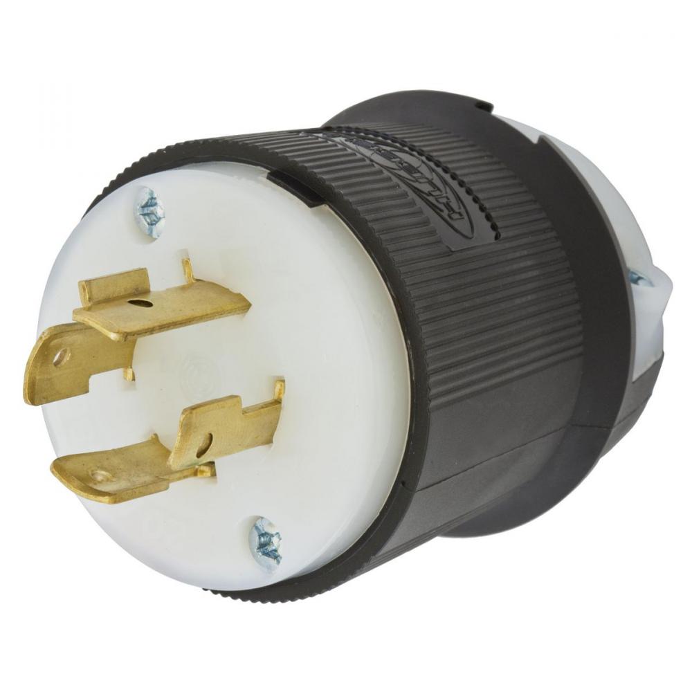 LKG PLUG, 20A 3P 480V, L16-20P, B/W