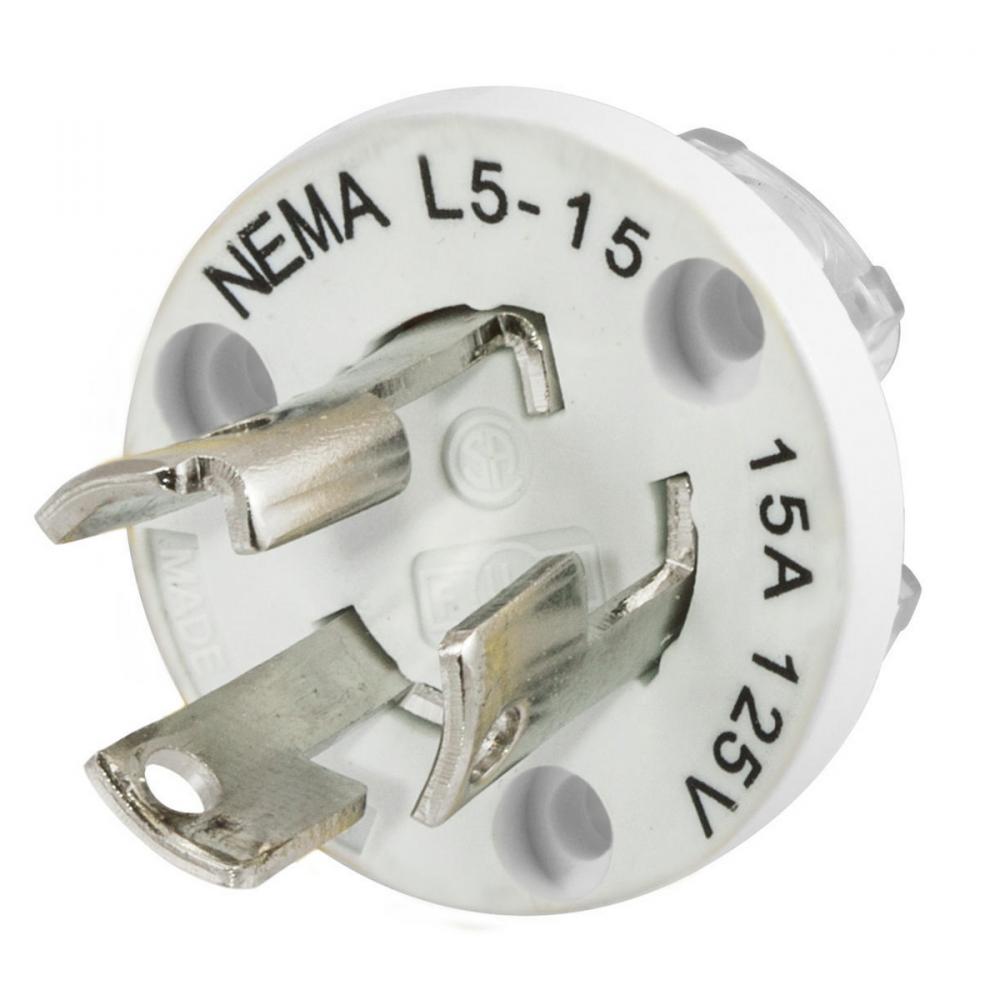 WATERTIGHT PLUG, NEMA L5-15P, REPL INT