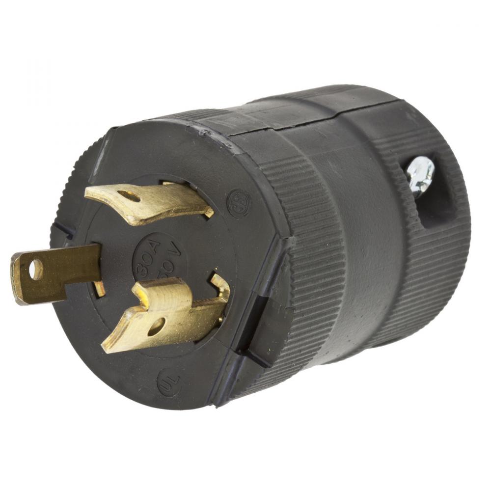 LKG VAL PLUG, 30A 250V, L6-30P, BK