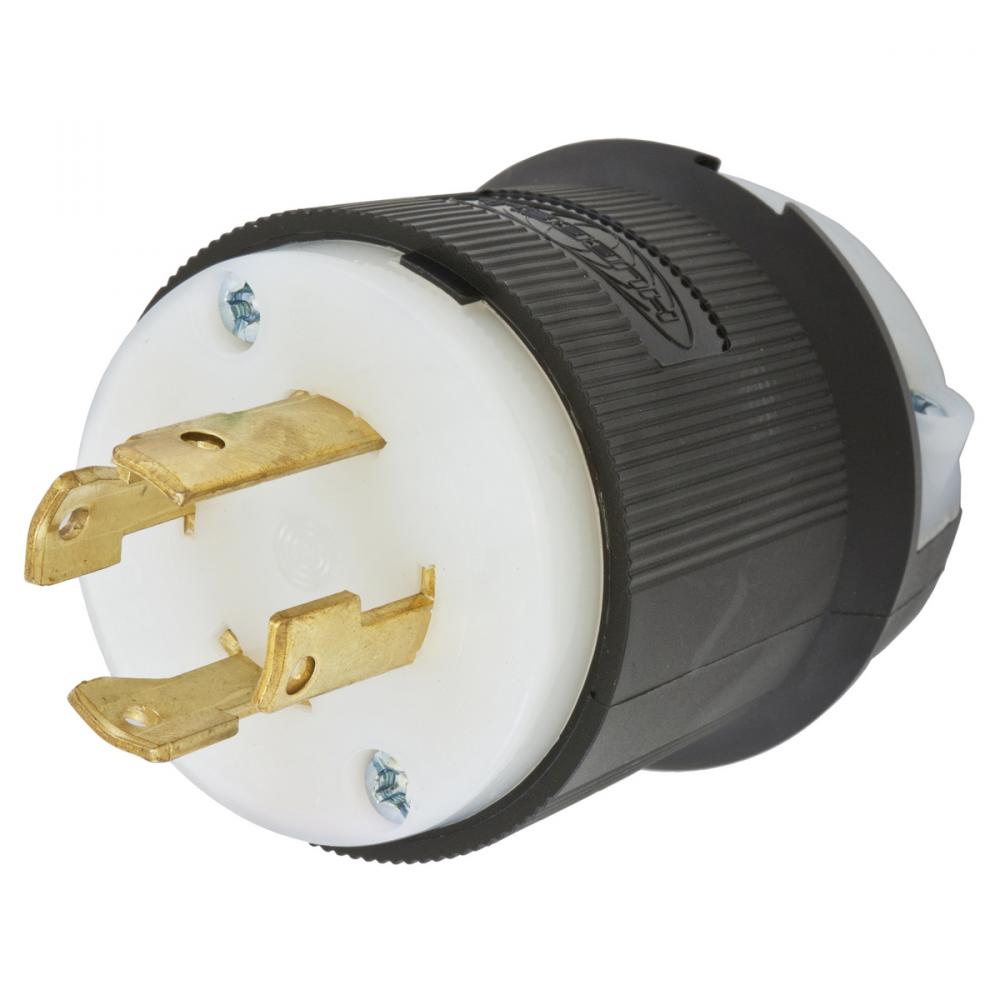 LKG PLUG, 30A 3P 480V, L16-30P, B/W