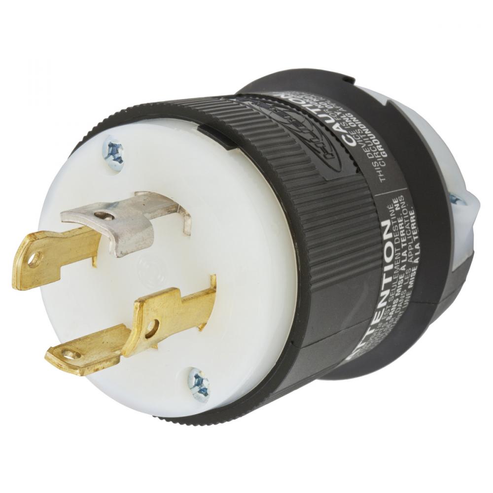 LKG PLUG, 30A 3PH 120/208V, L18-30P, B/W