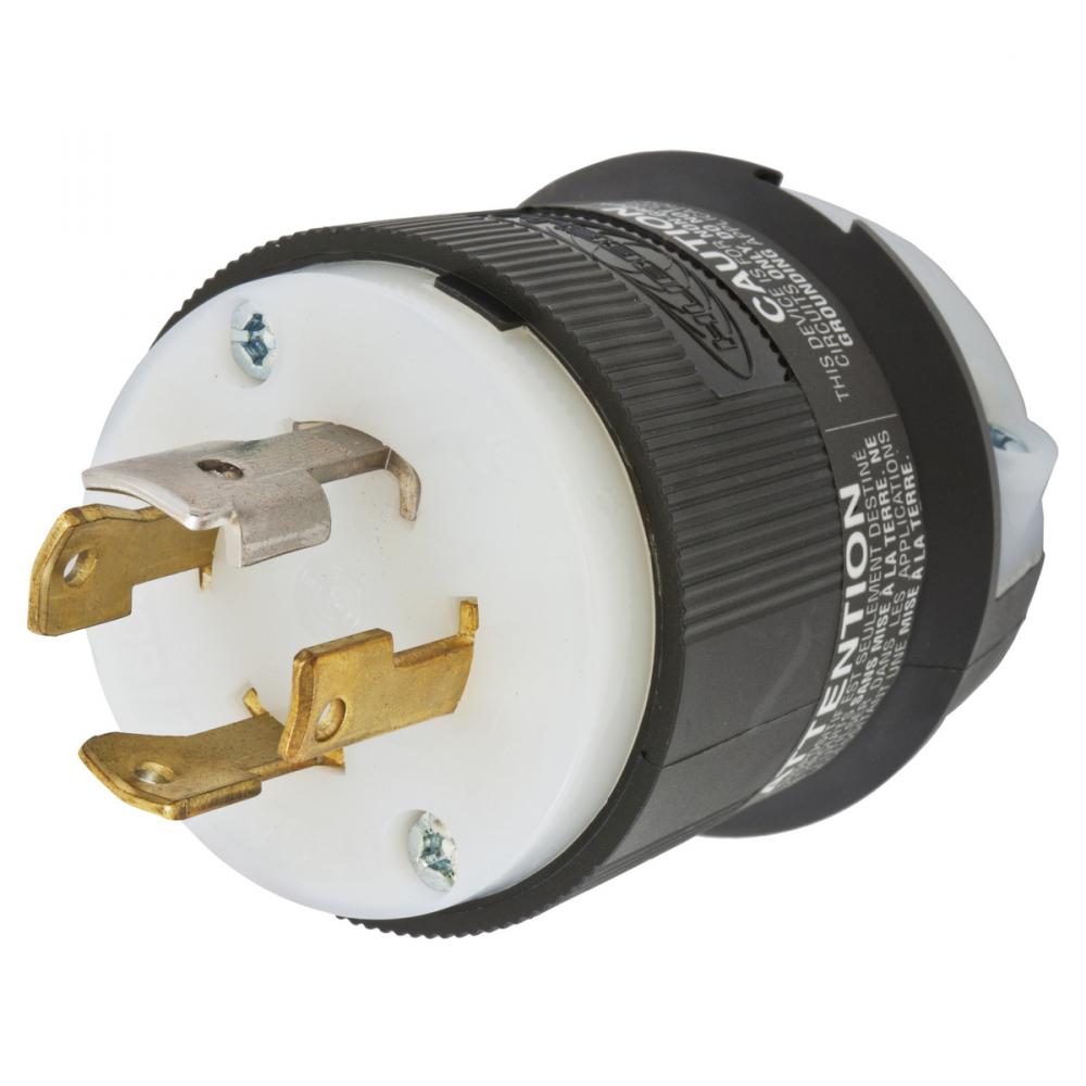 LKG PLUG, 30A 3PH 347/600V, L20-30P, B/W