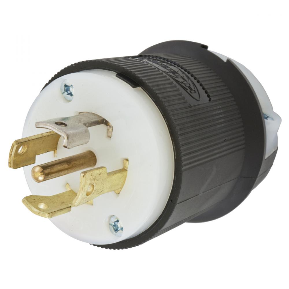 LKG PLUG, 30A 3P 277/480V, L22-30P, B/W