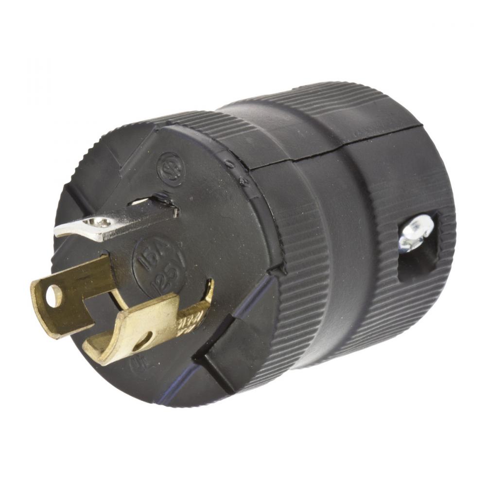 LKG VAL PLUG, 15A 125V, L5-15P, BK