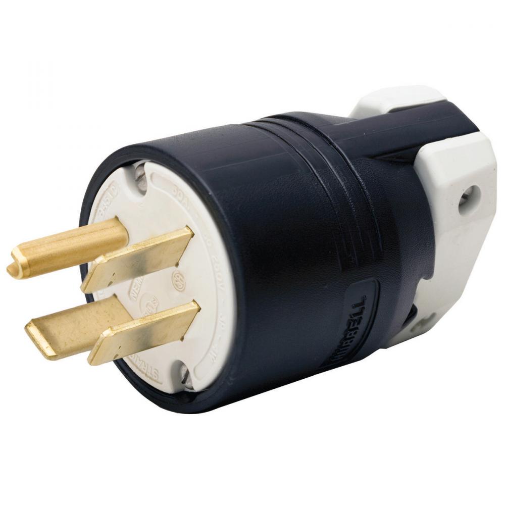 PLUG, 3P4W, 50A 3PH 250V, 15-50P,BK