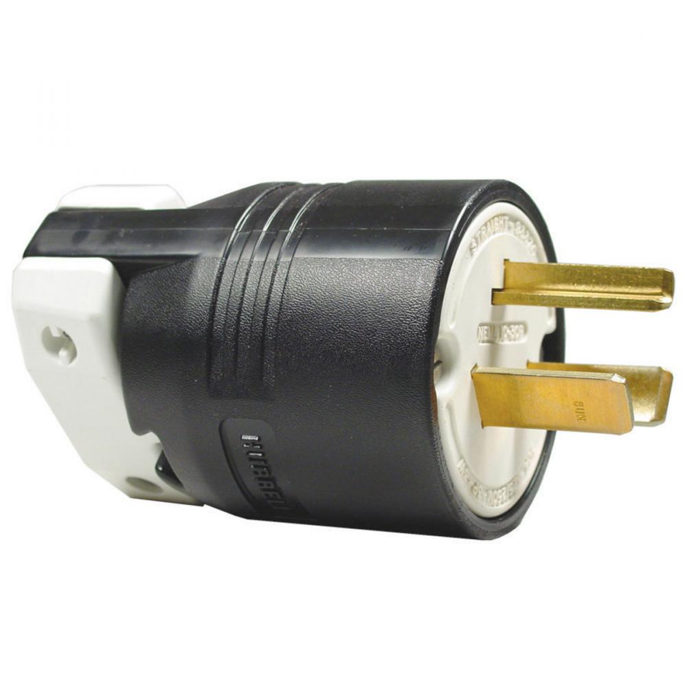 PLUG, 3P3W, 30A 125/250V, 10-30P, BK