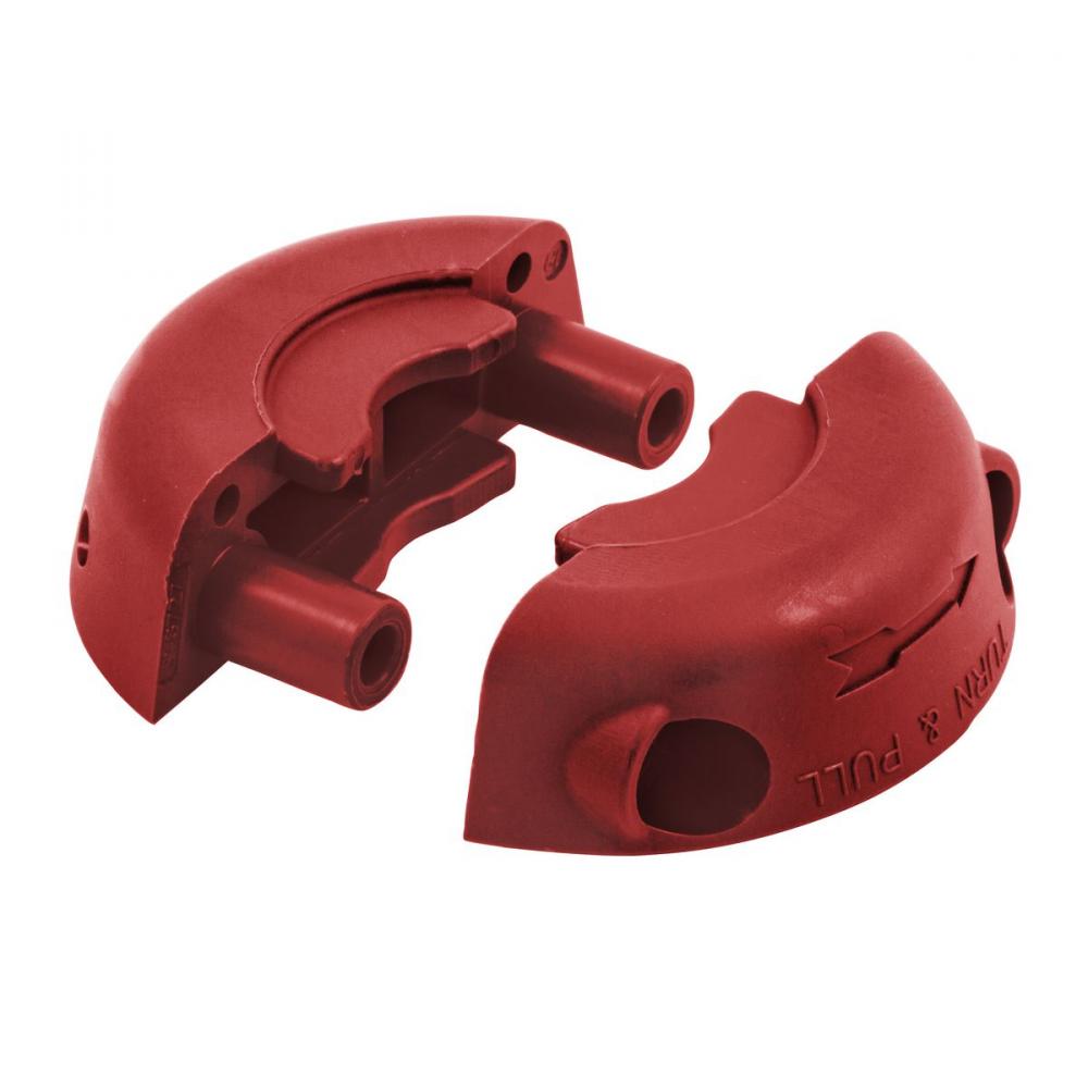 LOCKING, SIZE 2 COLORED CORD CLAMP, RED