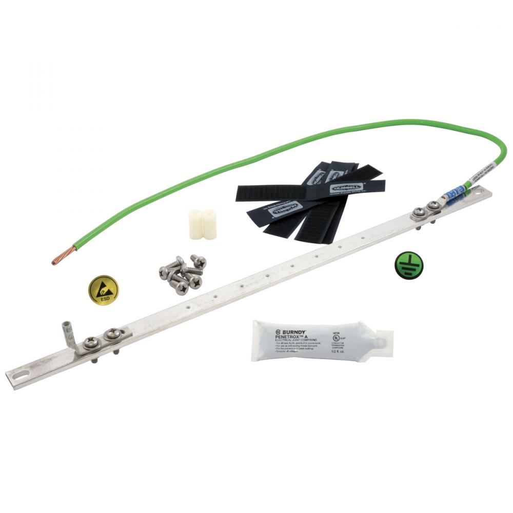 RAIL GND KIT,19IN TP CU,ESD PT,PENE