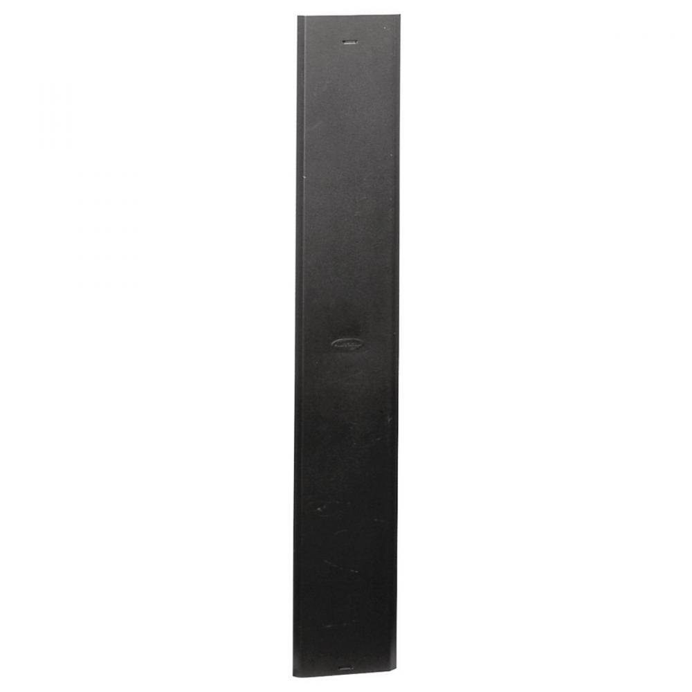 RACK, VERTICAL CHAN,COVER,3&#34;W,BK