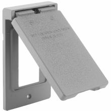 Hubbell Canada 5104-0 - 1G VERTICAL WP COVER GFCI - GRAY