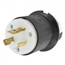 Hubbell Canada HBL2351 - LKG PLUG, 20A 600V, L9-20P, B/W