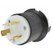 Hubbell Canada HBL2651 - LKG PLUG, 30A 600V, L9-30P, B/W