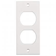 Hubbell Canada HBLST302SWA - FACEPLATE, SCREW MT, DUPLEX, WH