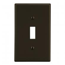 Hubbell Canada P1 - WALLPLATE, 1-G, TOG, BR