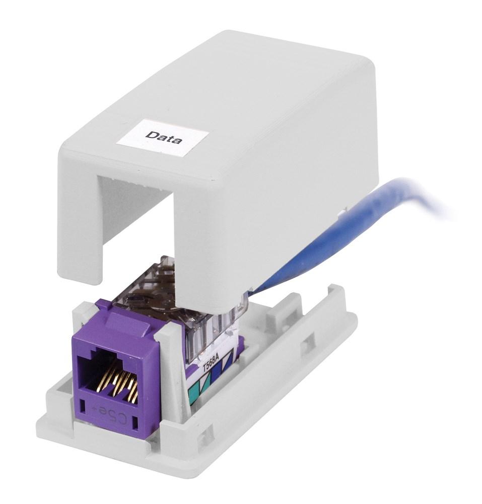 HOUSING, SURFACE MOUNT,1 PORT,WH