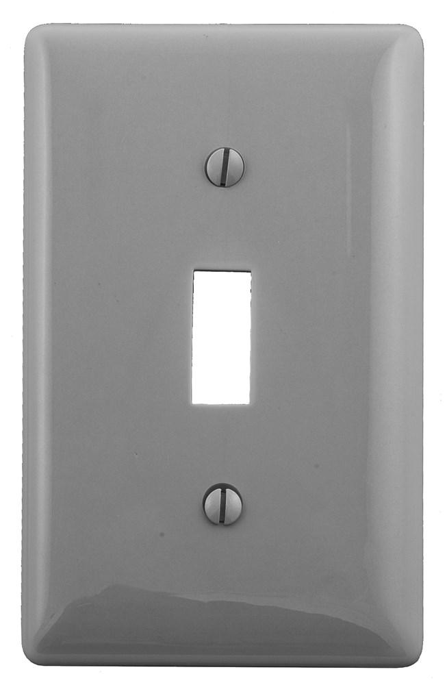 WALLPLATE, 1-G, TOGG, GY