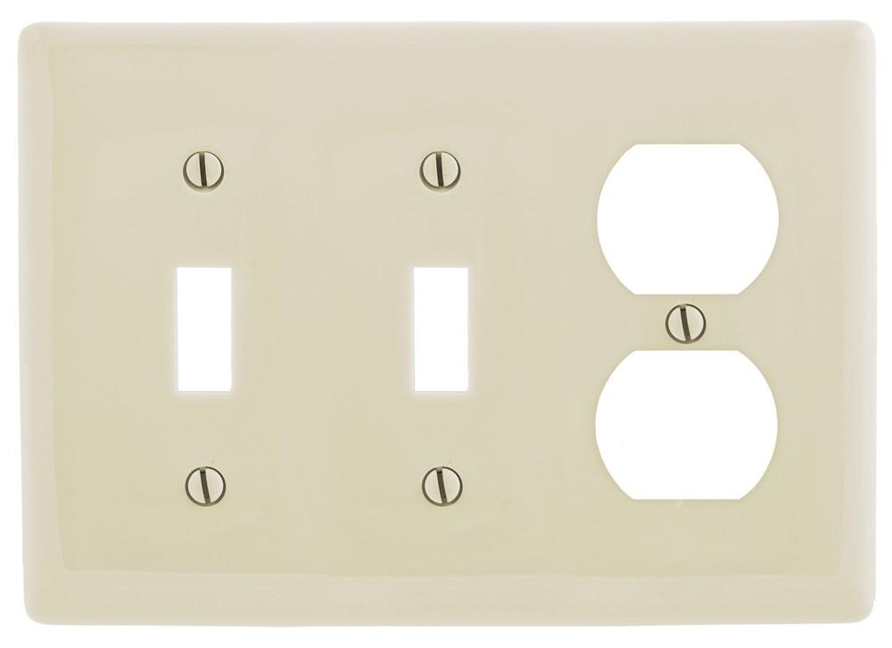 WALLPLATE, 3-G, 2) TOG 1) DUP, LA