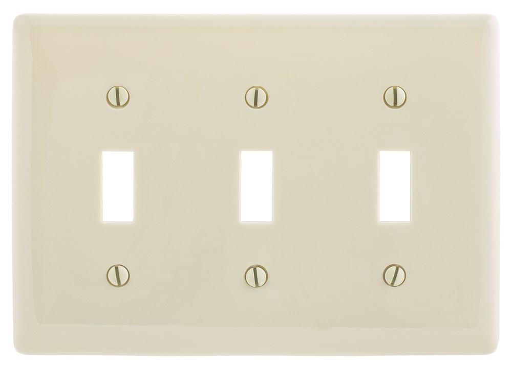 WALLPLATE, 3-G, 3) TOG, LA