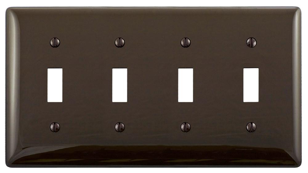 WALLPLATE, 4-G, 4) TOG, BR