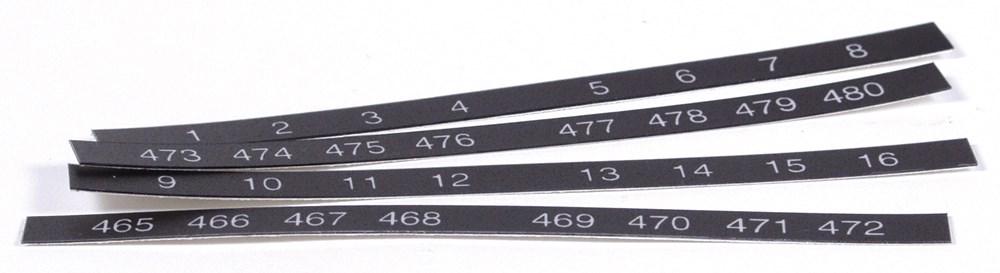 LABEL, NUMBERING STRIP,P-PANEL,1-480