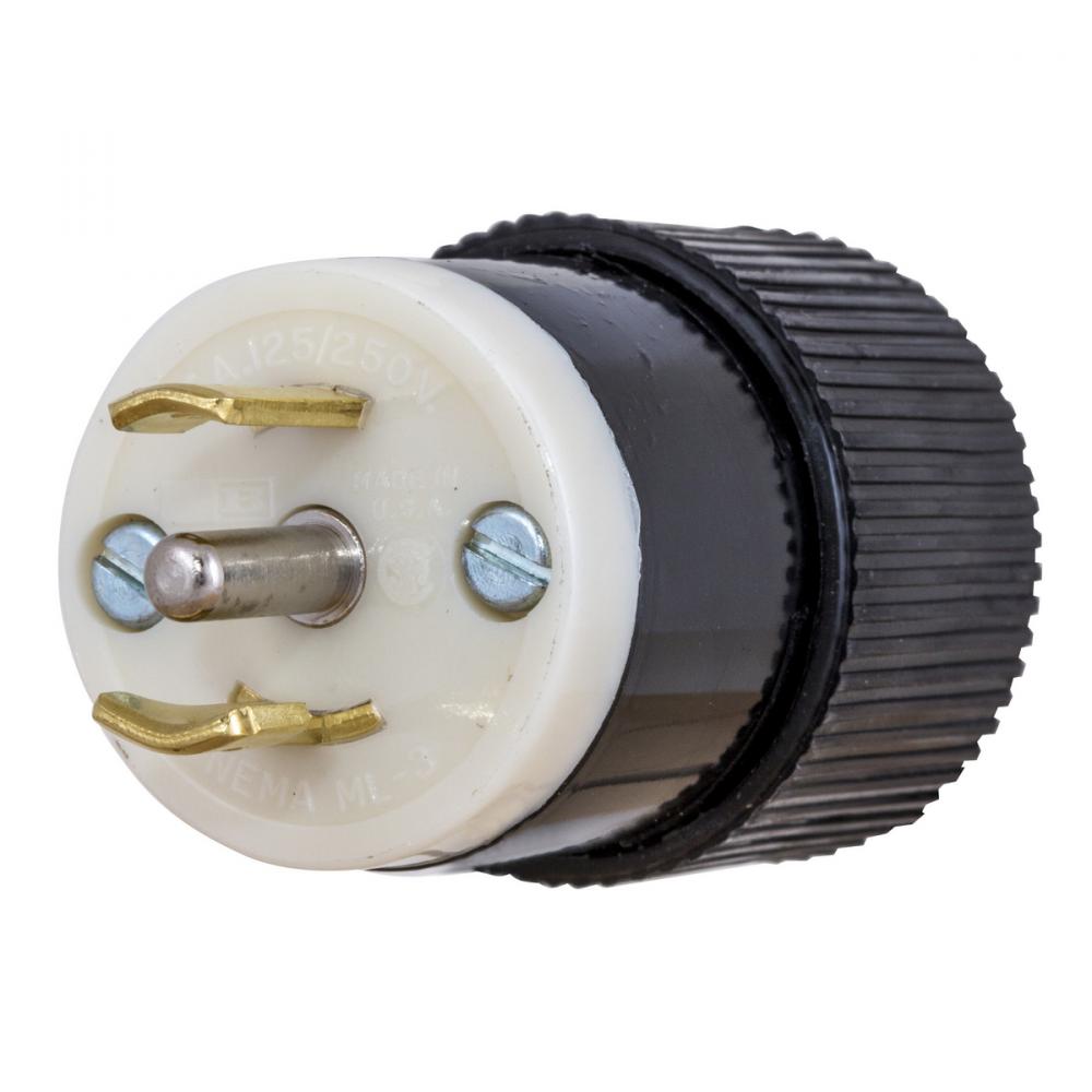 LKG PLUG, MIDGET,15A 125/250V, ML-3P