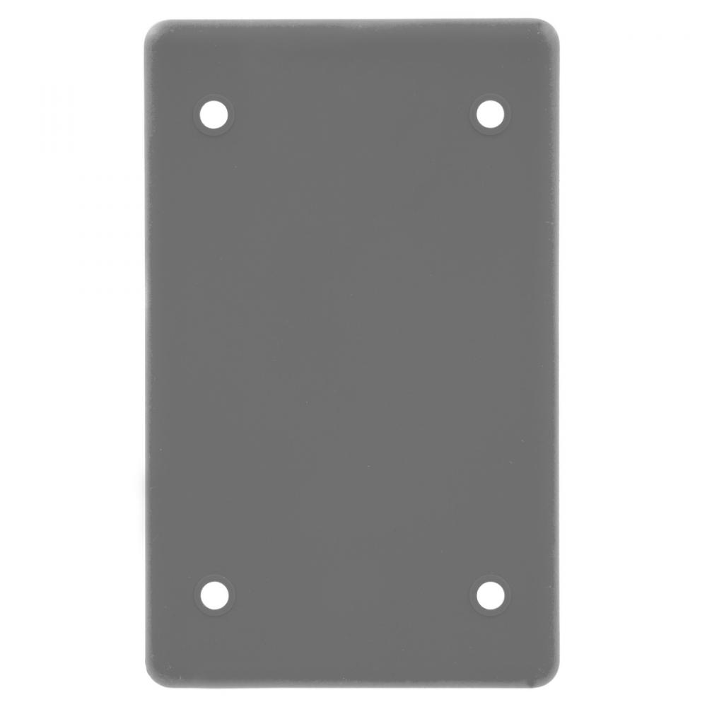 BLANK COVER PLATE FS/FD BOX, GRAY