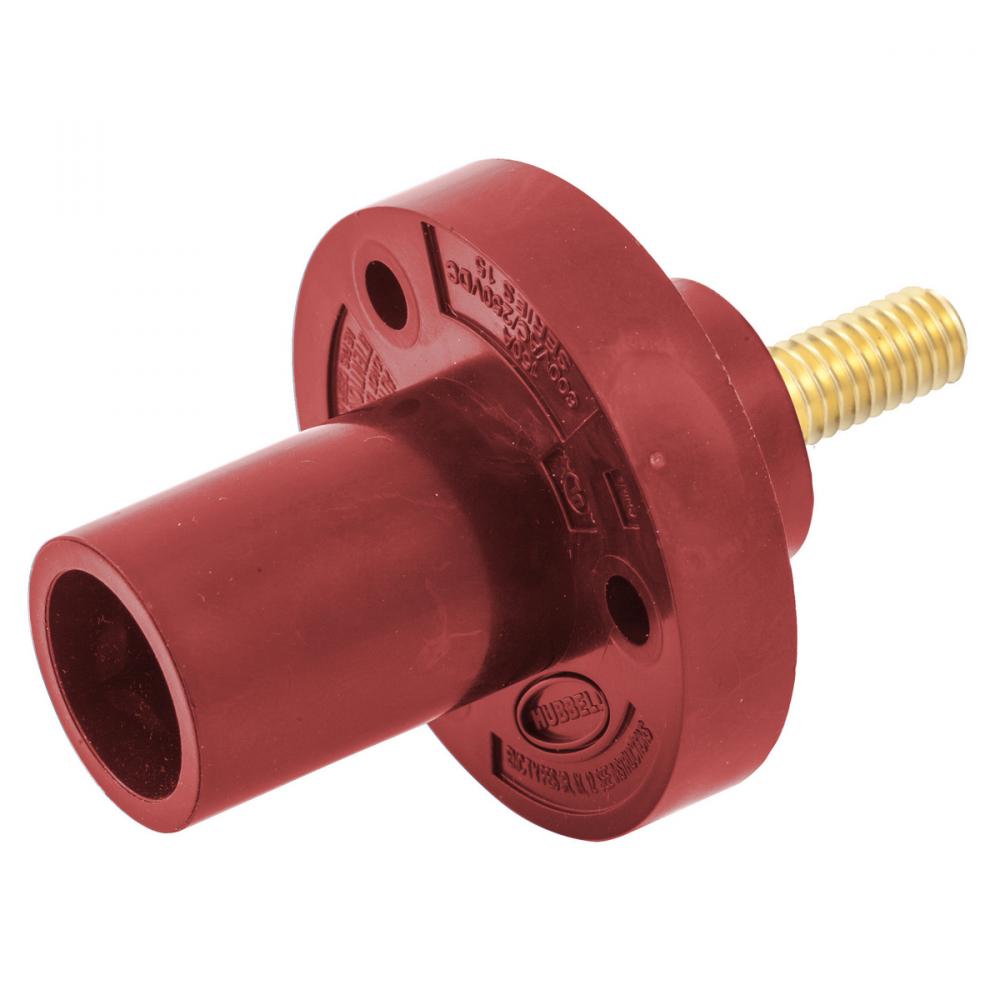 SINGLE POLE SER 15 INLET, STUD, 150A, RD