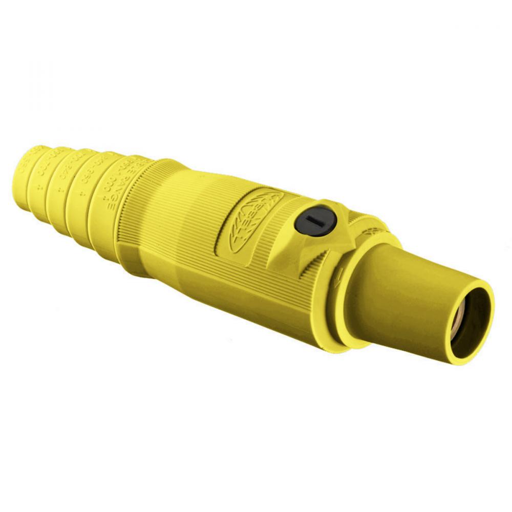 SINGLEPOLE, 300A FEMALE PLUG, YELLOW