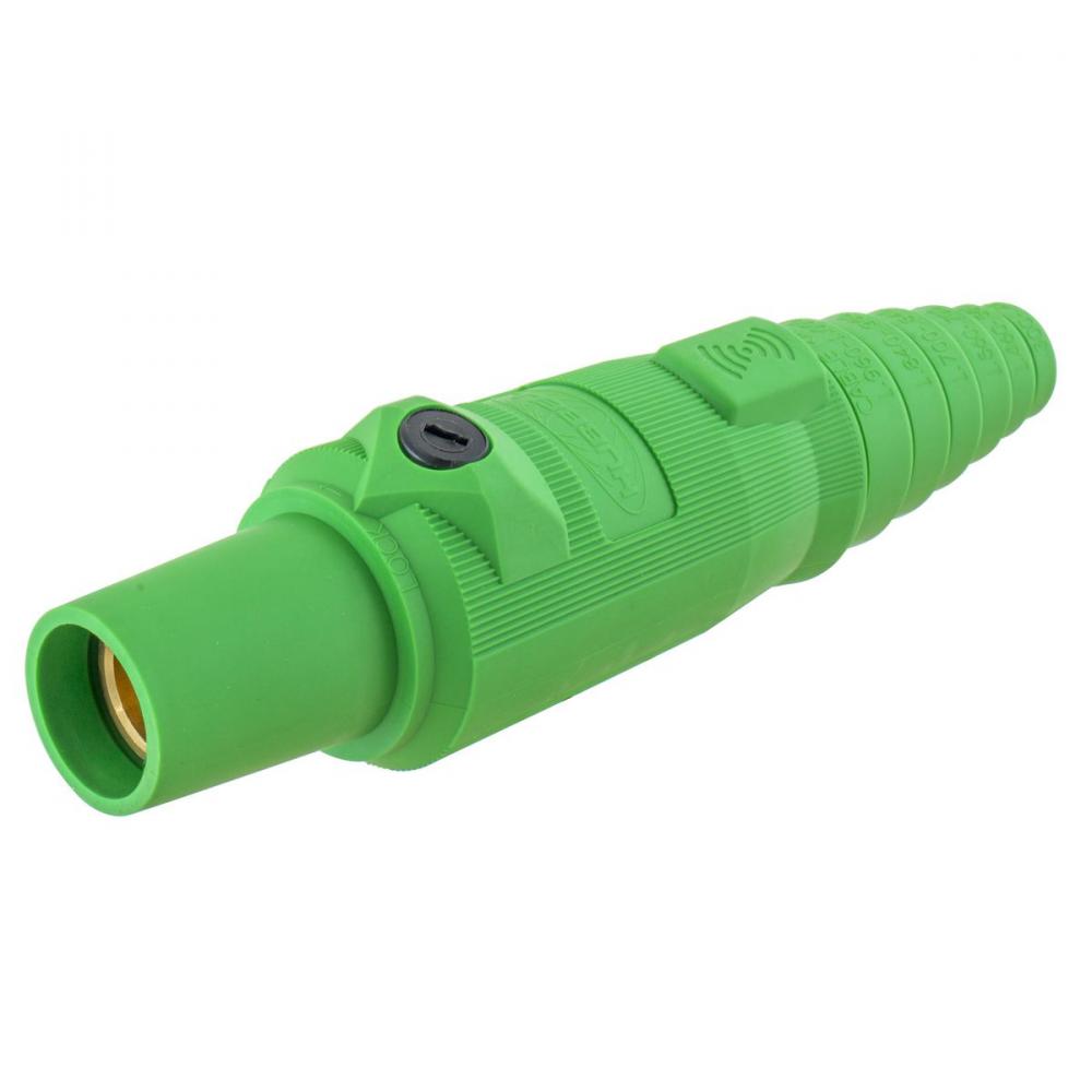 SINGLEPOLE, 300A FEMALE PLG, GREEN, RFID