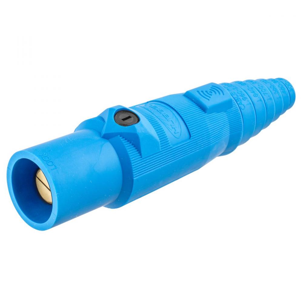 SINGLEPOLE, 400A MALE PLUG, BLUE, RFID