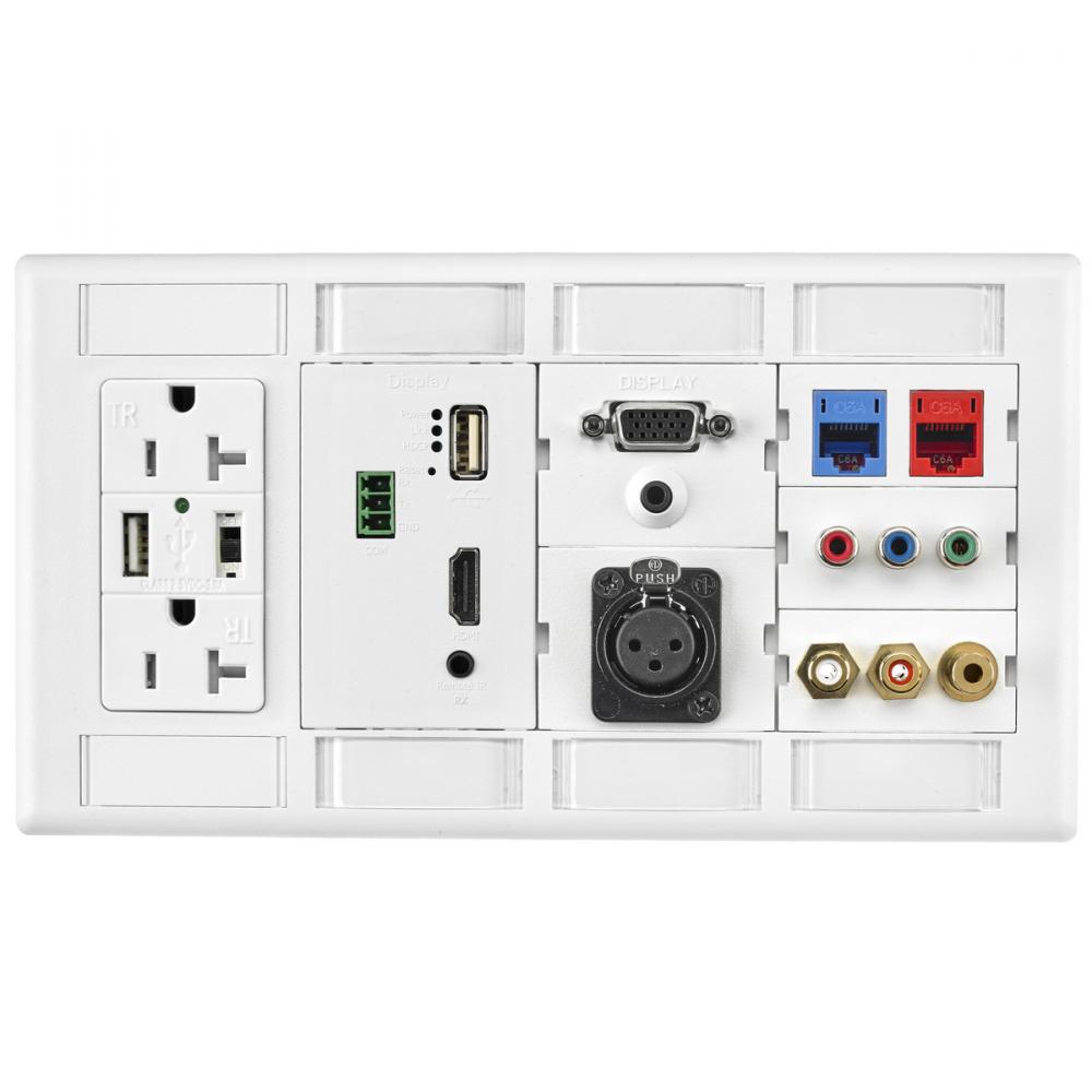 PLATE,4G,1 DECO,3 ISTATION FRAME,3U,GY