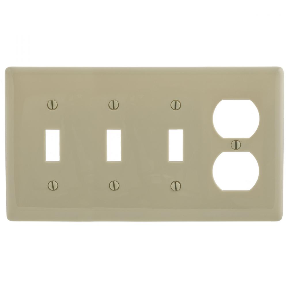 WALLPLATE, 4-G, 3) TOG 1) DUP, IV