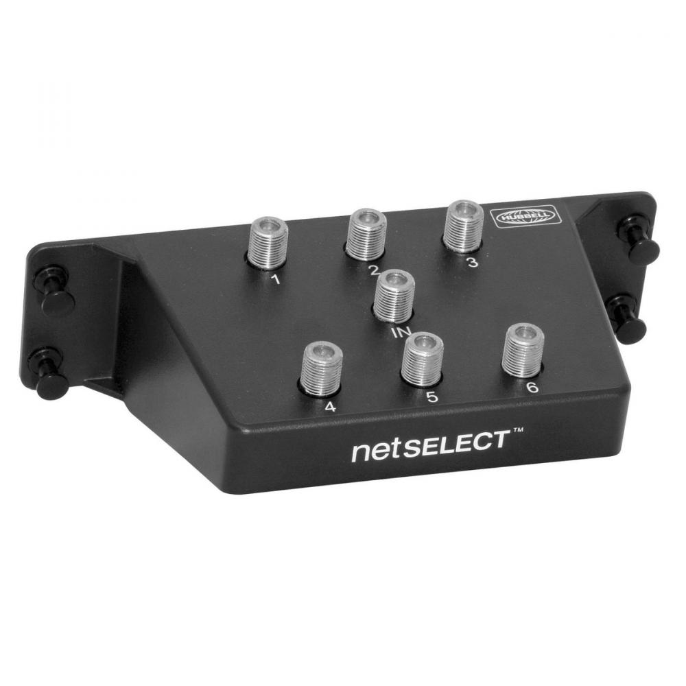 MODULE, NETSELECT,6 WAY COAX,PLAS,1GHZ