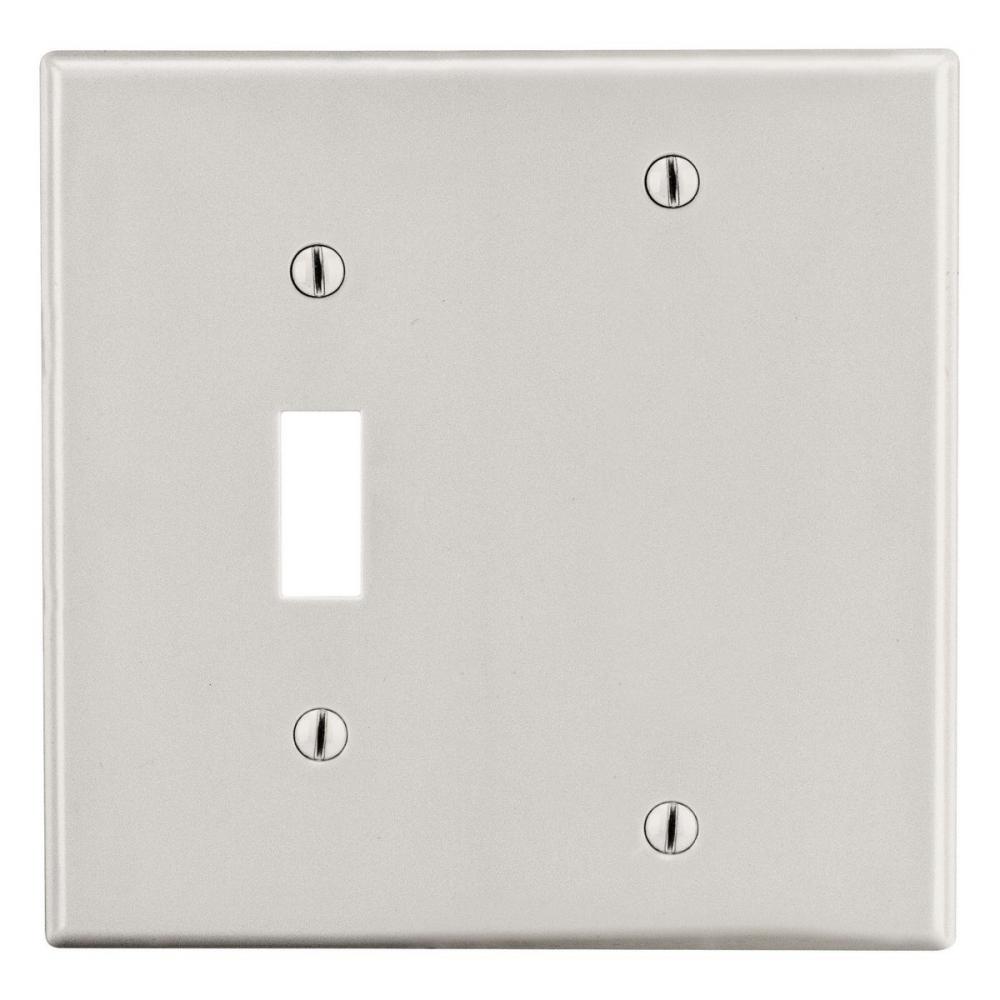 WALLPLATE, 2-G, 1) TOG 1) BLANK, LA