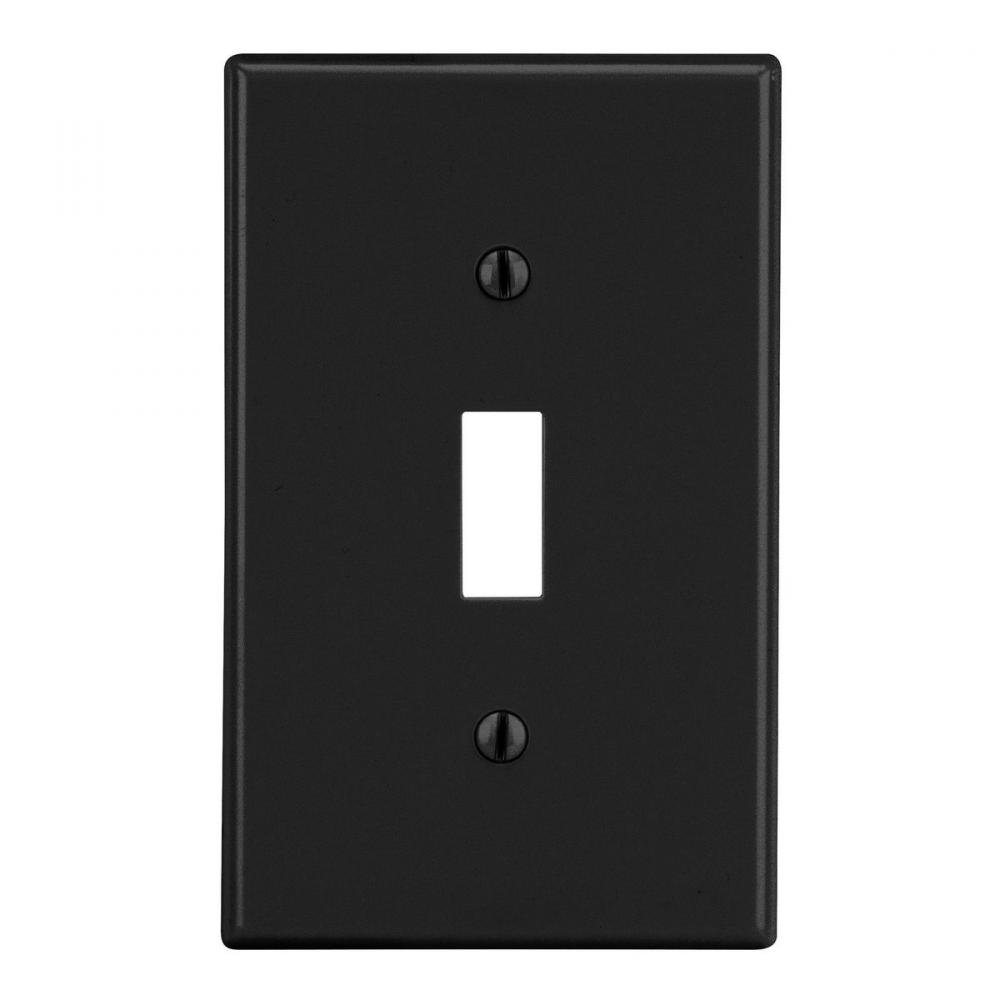 WALLPLATE, M-SIZE, 1-G, TOG, BK