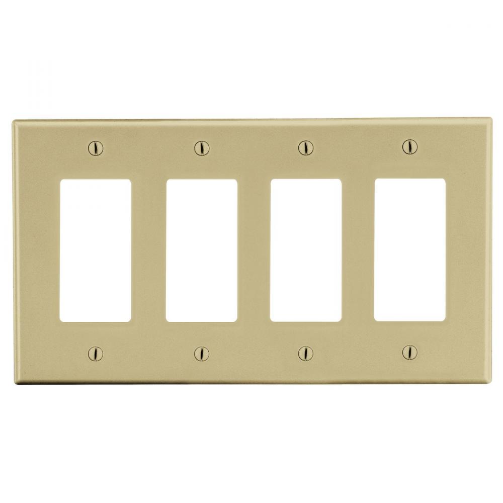 WALLPLATE, 4-G, 4) DEC, IV