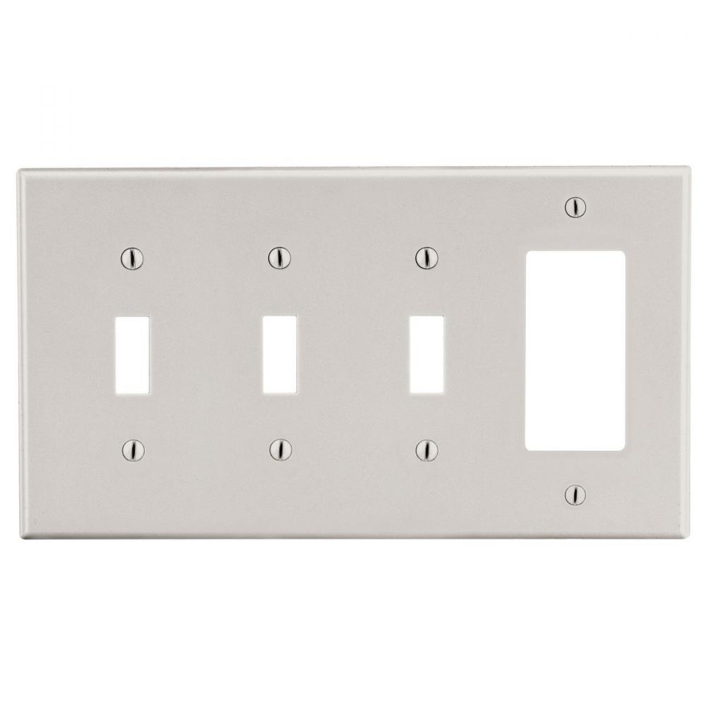 WALLPLATE, 4-G, 3) TOG 1) DEC, LA