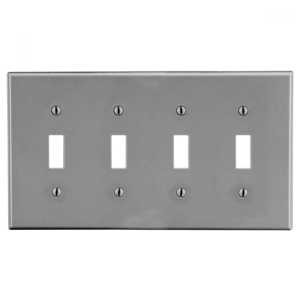 WALLPLATE, 4-G, 4) TOG, GY