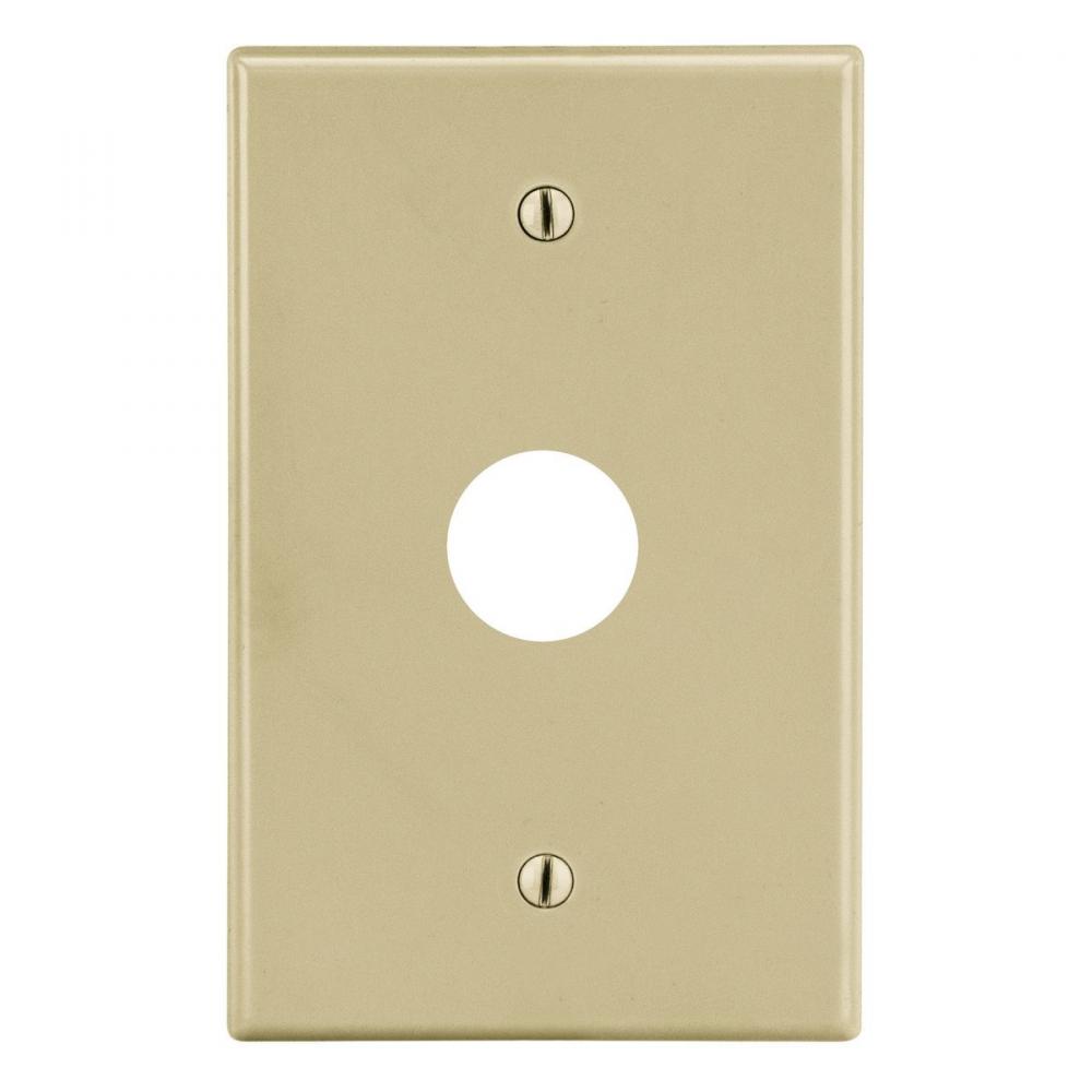 WALLPLATE, 1-G, .625&#34; OPNG, BOX MT, IV