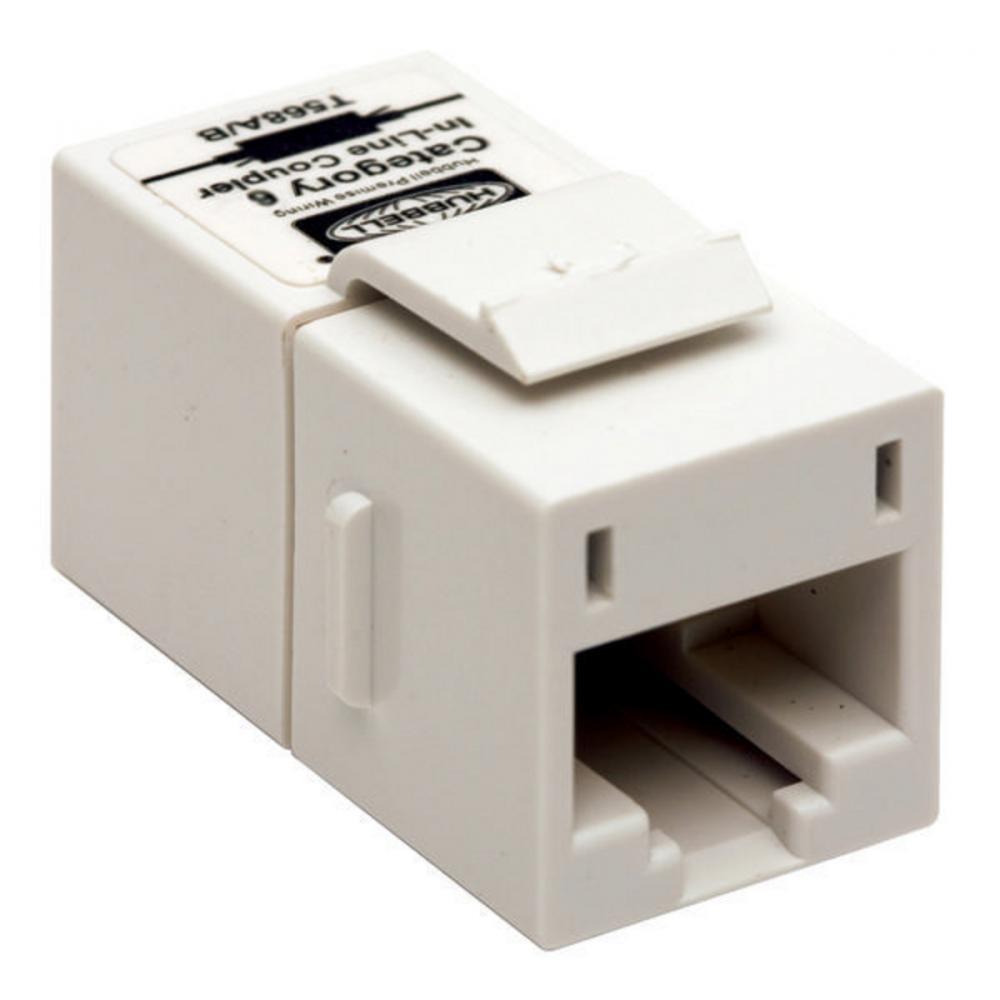 SNAP-FIT, INLINE COUPLER,SLIM,CAT6,OR