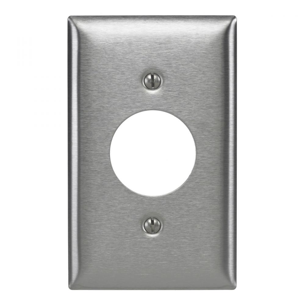 WALLPLATE, 1-G, 1.40&#34;, 430SS