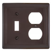 Bryant Electric, a Hubbell affiliate NP18 - WALLPLATE, 2-G, 1) DUP 1) TOG, BR