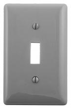 Bryant Electric, a Hubbell affiliate NP1GY - WALLPLATE, 1-G, TOGG, GY