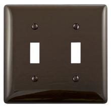 Bryant Electric, a Hubbell affiliate NP2 - WALLPLATE, 2-G, 2) TOG, BR