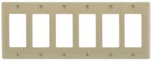 Bryant Electric, a Hubbell affiliate NP266I - WALLPLATE, 6-G, 6) RECT, IV