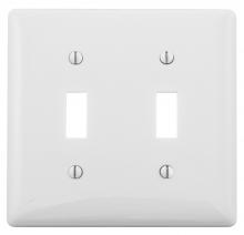 Bryant Electric, a Hubbell affiliate NP2W - WALLPLATE, 2-G, 2) TOG, WH