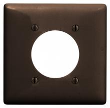 Bryant Electric, a Hubbell affiliate NP703 - WALLPLATE, 2-G, 2.15" OPNG, BR