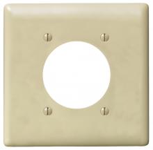 Bryant Electric, a Hubbell affiliate NP703I - WALLPLATE, 2-G, 2.15" OPNG, IV