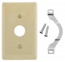 Bryant Electric, a Hubbell affiliate NP730I - WALLPLATE, 1-G, .625" OPNG, STRP MT, IV