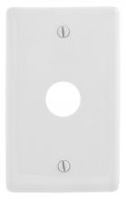 Bryant Electric, a Hubbell affiliate NP737W - WALLPLATE, 1-G, .625" OPNG, BOX MT, WH